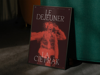 Le Déjeuner — Poster Exploration character dance design exploration horrific horror layout performance poster print representation tortured