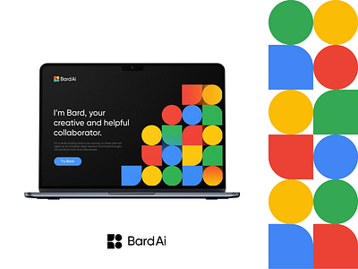 Bard Ai logo Cocncept ai bard ai brand identity branding creative design geometric google icon logo logo designer logo mark logo redesign logodesign modern logo rebranding