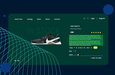 A visually appealing product showcase page for e commerce