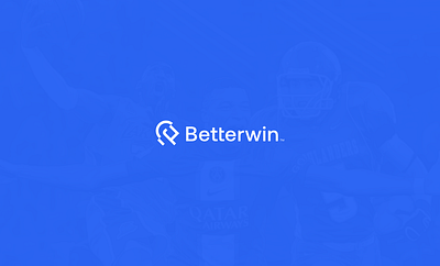 Betterwin Logo Design blue blue logo branding crypto design digital branding gaming gaming design graphic design logo logo design logo designer web3 web3 design