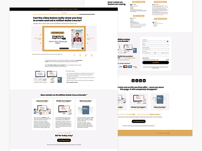 Limited Time Offer Page for Caitlin Bacher design graphic design leadpages marketing design web design