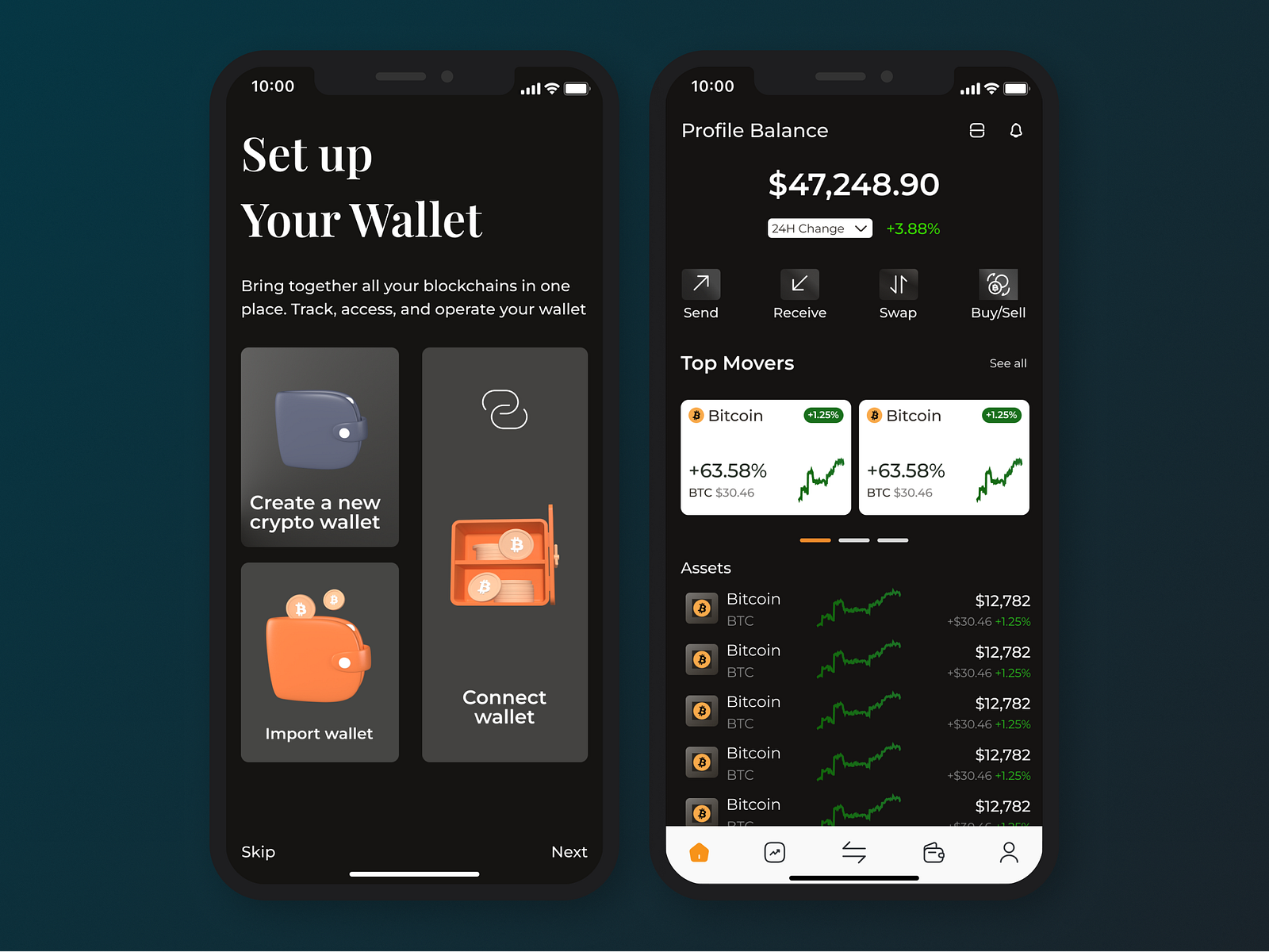 Crypto App by Aman Hasan on Dribbble