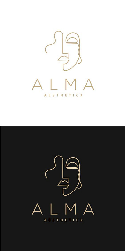 Alma 3d branding business logo graphic design logo ui