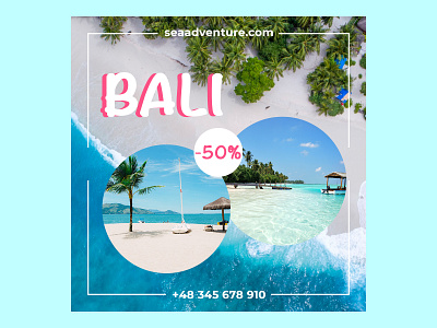 Banner for Instagram banner design travel agency