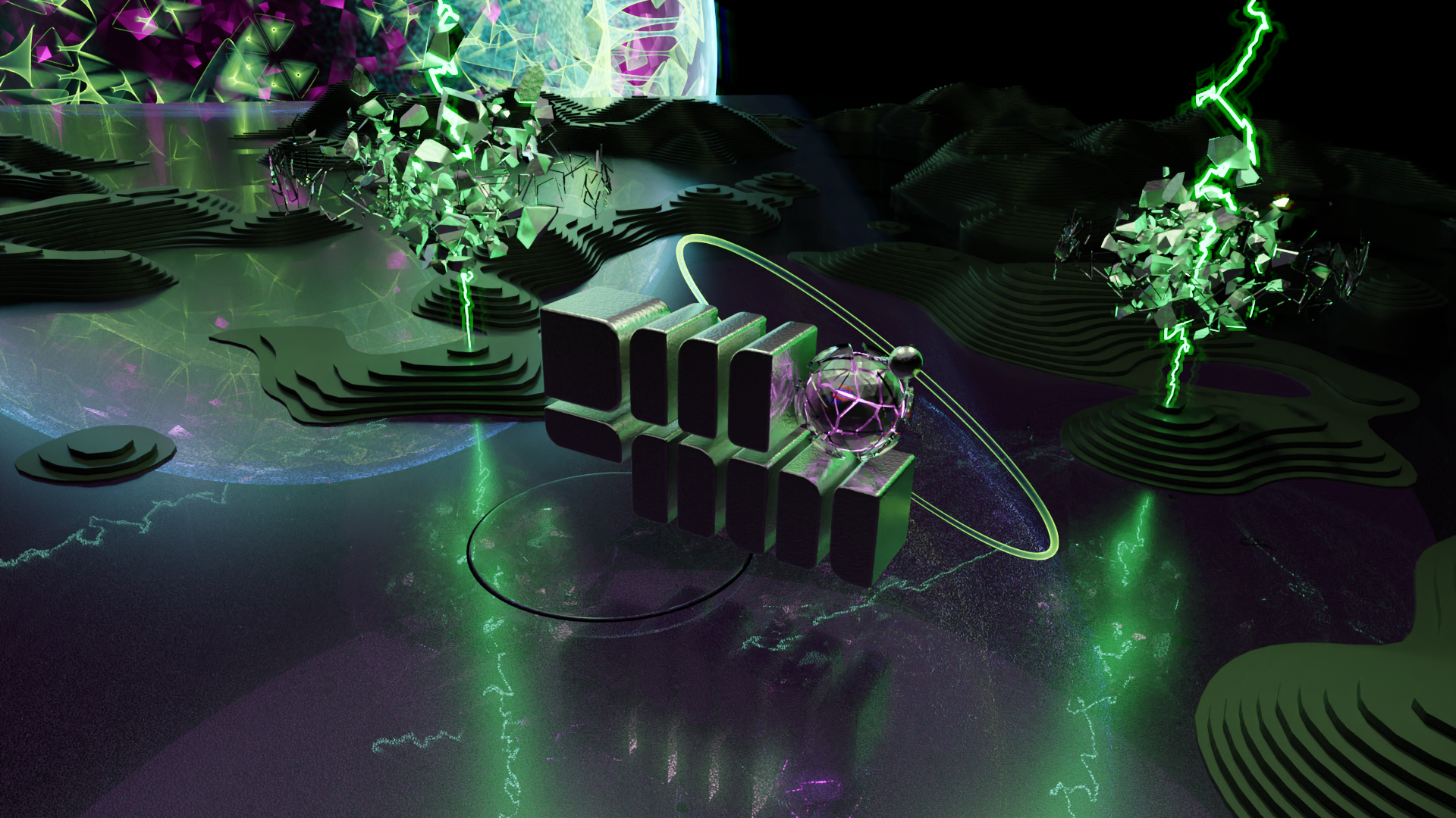 Incredibly epic 3d animation for the site 3d 3d motion animation blender 3d branding crystalls design graphic design incredible interface animation logo motion graphics space invoinment