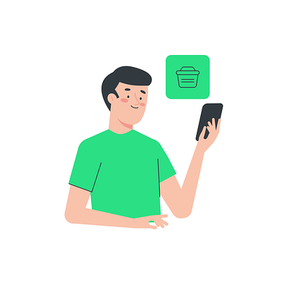 Phone app design illustration phone startup