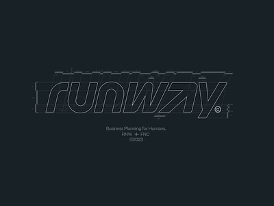 Runway Logo ✈️ art direction brand design branding design graphic design logo logo design logo mark mark saas logo typography