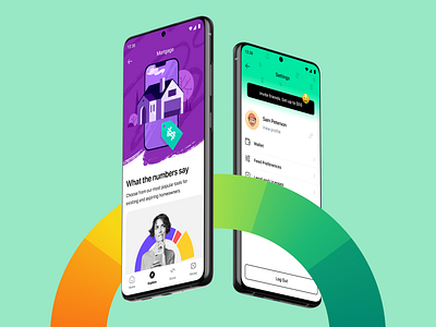 Finance App design mobile ui