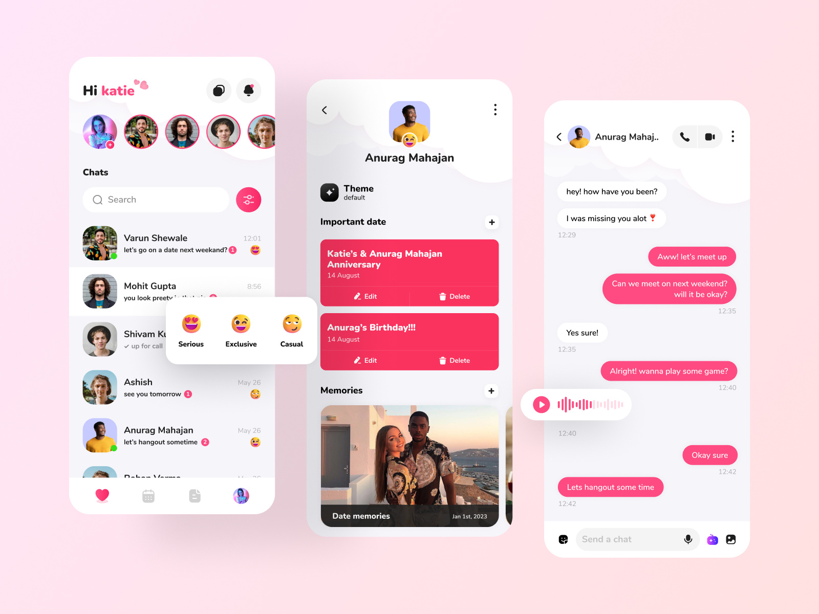 Dating app by Sahil Verma on Dribbble