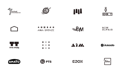Logofolio branding design graphic design logo minimal typography