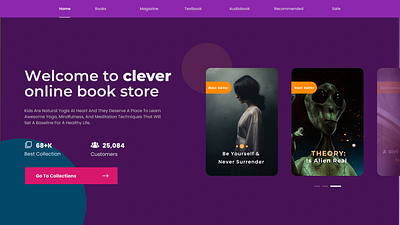 Online Book Store Ui Inspiration branding graphic design ui