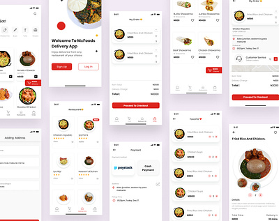 Food Ordering mobile app app branding design mobile app mobile design mobile ui ui ux