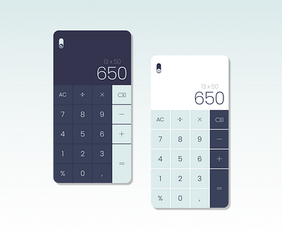 Daily UI 004 - Calculator app calculator dailyui mobile ui