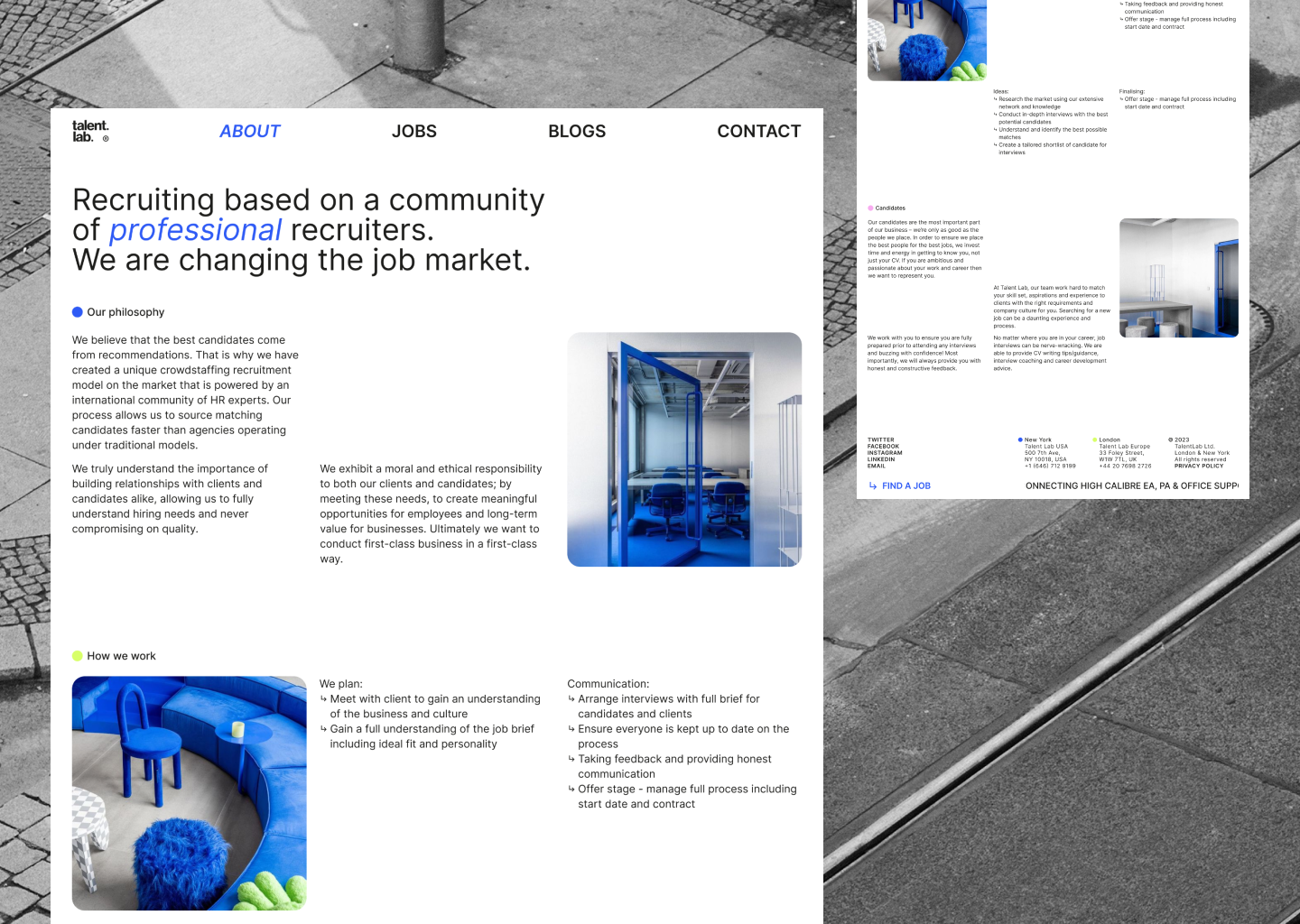 Example of Modern Agency Website Design
