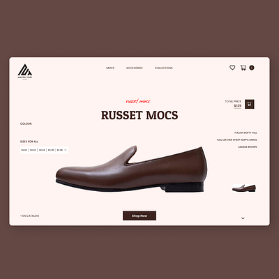 E-commerce page design for Nappa Tori design graphic design ui web