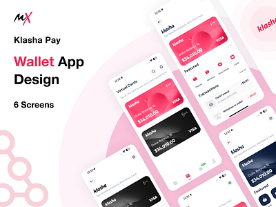 Klasha Pay App Design adobe xd branding figma finance payment paypal ui user interface