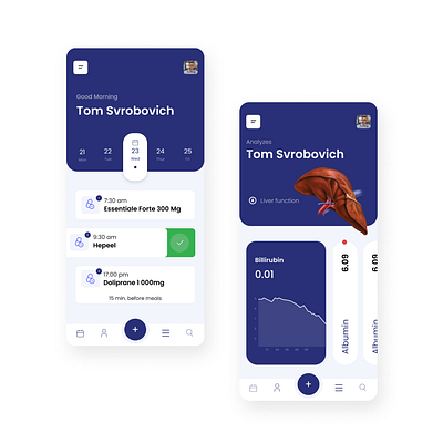 Mobile app ui design Inspiration for hospital needs