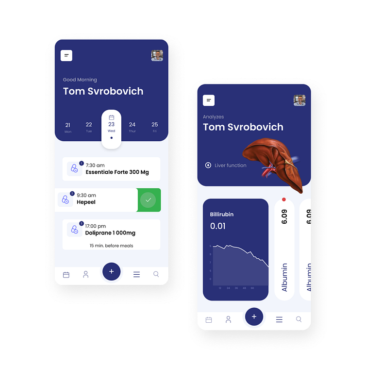 Mobile app ui design Inspiration for hospital needs by Kajal Sharma on ...