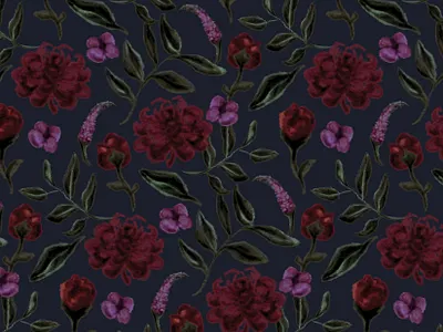 Harvest Floral apparel design illustration pattern surface pattern design textiles