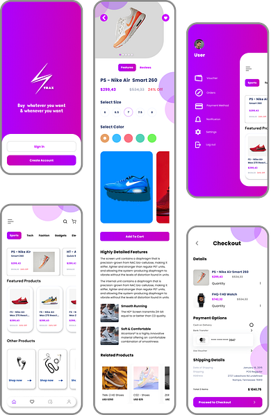 Ecommerce App app design design mobile design ui ui design ux ux design web design
