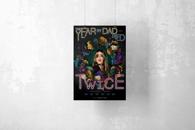 "The Year My Dad Died Twice" Poster Design design poster design type type design