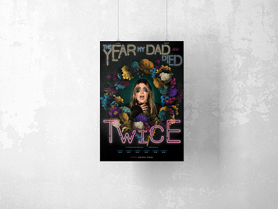 "The Year My Dad Died Twice" Poster Design design poster design type type design