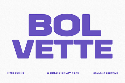 Bolvette Sans Font branding font fonts graphic design logo nostalgic
