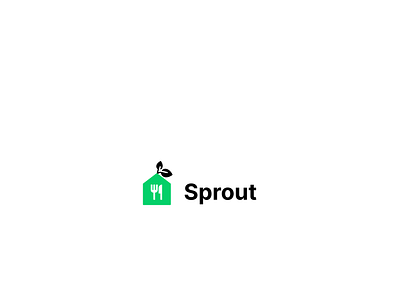 Sprout: An Interface for a Vegan-Only Food Delivery App design food delivery green mobile app ui ux vegan