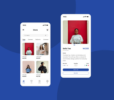 Product cards and Product details app design figma uidesign ui ux