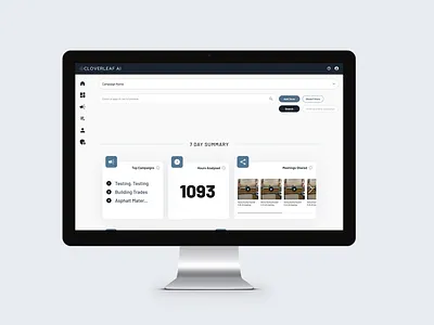 Cloverleaf Ai UI Redesign design sass ui ux ux design web design website design