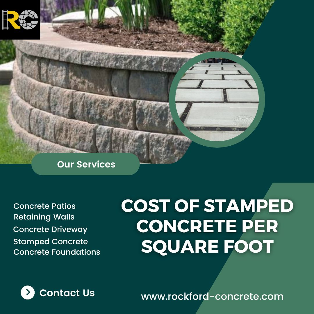 Stamped Concrete Driveway Cost Budgeting Tips by Rockford Concrete on
