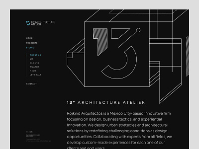 13 Architecture Studio | About architect art artwork branding design graphic design illustration logo mobile typography ui ux vector web website
