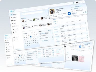 Medical clinic dashboard concept dashboard design ui uiux design ux web