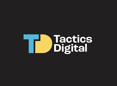 Tactics Digital Logo branding illustrator logo logo design