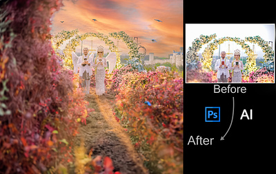 Photoshop + AI adobe ai art design photoshop photoshop beta prawedding wedding