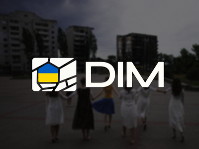 DIM logo black branding design figma graphic design illustration illustrator logo photoshop typography ukraine vector