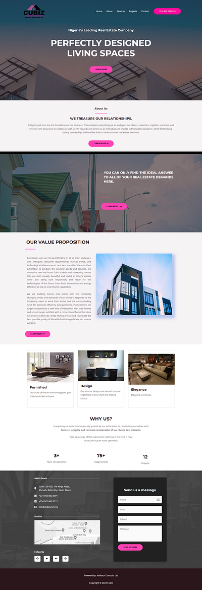An e-commerce Real Estate Website