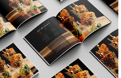 @Recipe book page graphic design עימוד