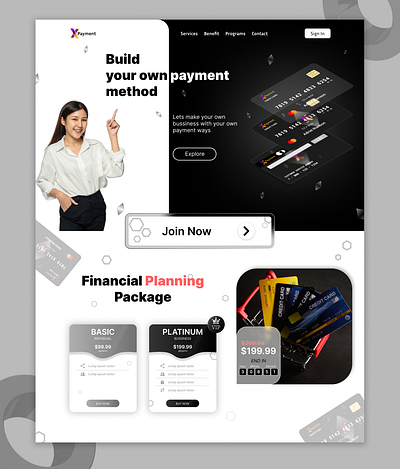 Finance Company Profile Website UI Design app branding design graphic design illustration logo typography ui ux vector