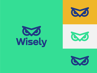 Wisely- An Wise Owl Logo brand design brand identity branding design logo logo design minimal modern logo owl security wise wise owl