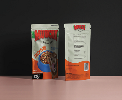 Dog food package design