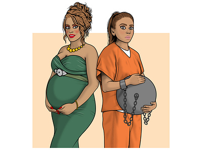 Forced Birth! activism clothes empowerment fashion fashion illustration feminism illustration