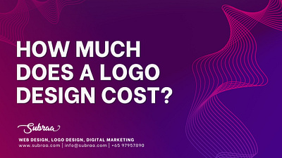 How much does a professional logo design cost in Singapore? branding branding design design design singapore freelance logo designer freelance singapore graphic design logo logo design logo design cost logo design singapore logo designer logo mark logo pricing logo process logo singapore professional logo design singapore singapore logo design subraa