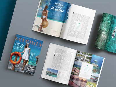 Travel Magazine Layout adobe indesign design graphic design layout magazine magazine cover magazine design maldives photoshop travel travel magazine typography