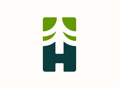 Herrington Commercial Landscaping Logo brand identity brand identity design branding branding design design forrest graphic design green h landscaping lawn lawn care logo logo design nature negative space outdoors outside tree vector