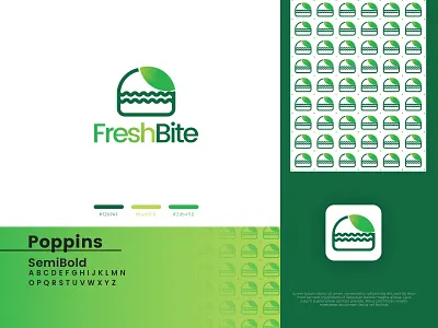 Logo, Logodesign, Food Logo, Fresh, Restaurant Logo, Minimalist applogo brand design brand identity branding burger clean creative logo fastfood food fresh leaf logo logodesign logoidea logoinspiration logotype minimal modern popular restaurant