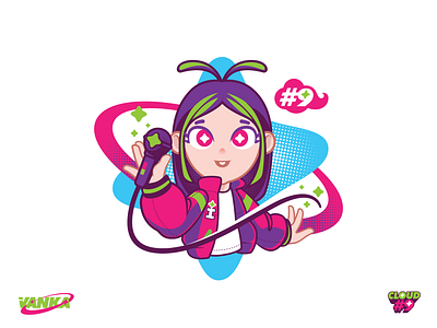 Girl Vector Illustration branding character children design girl graphic design illustration kids logo logo design mascot pop pop culture toys y2k