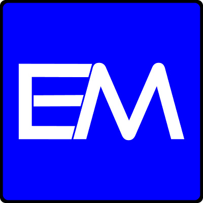 EM letter logo
