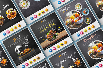 Social Media Food Post ads ads post advertisement banner black post cafe creativegraphic food ads food post food post ads food restaurants post graphic design post media social ads post social media