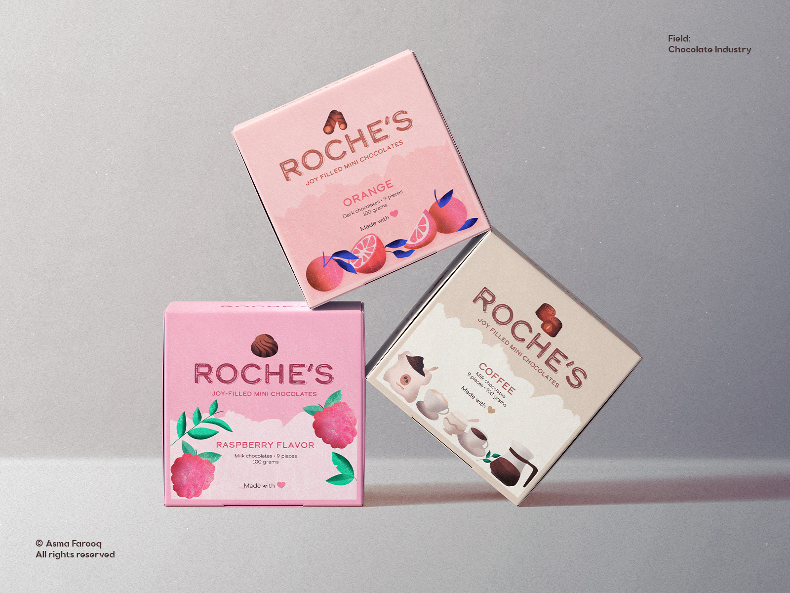 Roche's Chocolate Bar - Illustration & Packaging brand design chocolate branding design digital art digital illustration drawing food illustration graphic design graphics art grungy icon design icons illustration package package design poster art retro sketching typography vintage